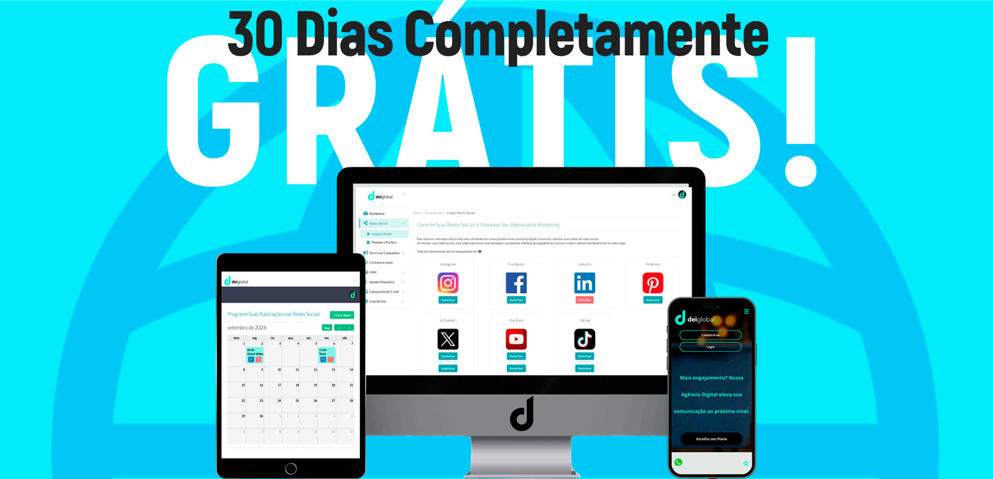 Faça seu Teste 30 dias Grátis